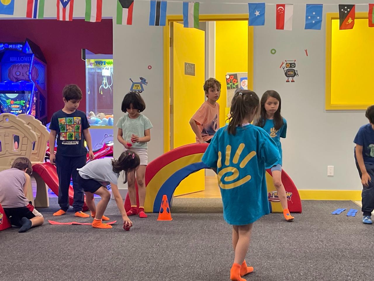 indoor and outdoor playground